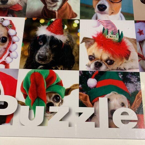 NWT Christmas Dogs Puzzle 1000 Pieces Sealed - Picture 3 of 5